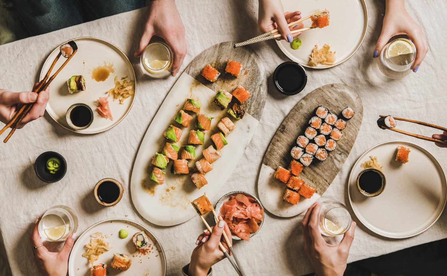 5+1 επιλογές για Sushi Night Out