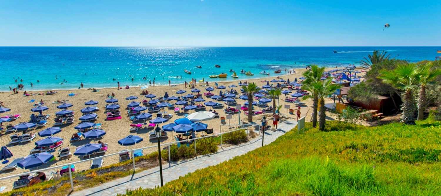 Champion Paralimni on the Beaches with Blue Flags